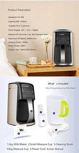 Joyoung Soy Milk Maker Superfine Grinding Automatic Touch Screen DJ13S-P90 - Rear View