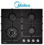 Gas Glass Cooktop 60cm Black, image 2