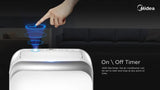 Midea Portable Air Conditioner Cooling 4KW - Low Angle