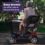 EQUIPMED Mobility Scooter Electric Motorised Power Portable 4 Wheel Folding - Extra Image