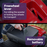 EQUIPMED Mobility Scooter Electric Motorised Power Portable 4 Wheel Folding - Extra Image