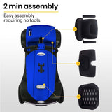 EQUIPMED Electric Mobility Scooter For Elderly Motorized Riding Older Adults Aid Portable E-Scooter - Rear View