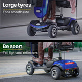 EQUIPMED Electric Mobility Scooter For Elderly Motorized Riding Older Adults Aid Portable E-Scooter - Extra Image