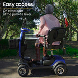 EQUIPMED Electric Mobility Scooter For Elderly Motorized Riding Older Adults Aid Portable E-Scooter - Extra Image