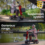 EQUIPMED Mobility Scooter For Elderly Motorized Electric Older Adults 4 Riding - Extra Image