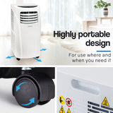 CARSON 3in1 Portable Air Conditioner 6000BTU Mobile Fan Cooler Cooling - Close-Up Angle