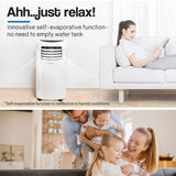 CARSON 3in1 Portable Air Conditioner 6000BTU Mobile Fan Cooler Cooling - Low Angle