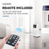 CARSON 3-in-1 Portable Air Conditioner Dehumidifier Fan Cooler Aircon 7000 BTU - Side View