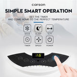 CARSON Portable Air Conditioner Mobile Fan Cooler Cooling Dehumidifier 9000BTU - Front View