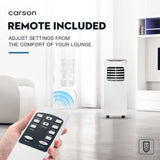 CARSON Portable Air Conditioner Mobile Fan Cooler Cooling Dehumidifier 9000BTU - Side View