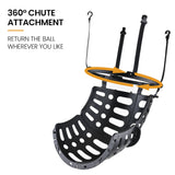 DR. DUNK Basketball Return System, with 360 Degree Universal Attachment - Close-Up Angle