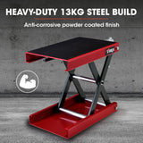 T-REX 500kg Motorcycle Scissor Jack Lift Stand for Motorbike Quad Bike - Front View