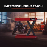 T-REX 500kg Motorcycle Scissor Jack Lift Stand for Motorbike Quad Bike - Close-Up Angle