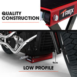 T-REX 500kg Motorcycle Scissor Jack Lift Stand for Motorbike Quad Bike - Low Angle