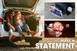 JAXSYN Receiver Extension (40mm to 180mm) for Novelty Tow Hitch Covers - Side View