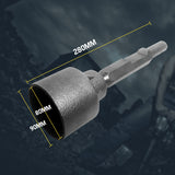 BAUMR-AG Jack Hammer Star Picket Stake Post Driver Chisel Jackhammer Bit - Rear View