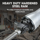 Baumr-AG 2300W Pro-Grade Electric Demolition Jackhammer, with 3 Bonus Chisels, Carry Case - 45-Degree Angle