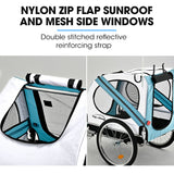 TAG-ALONG Pet & Cargo Bike Trailer, Bicycle Pet & Cargo Trailer, Cargo Carrier, Blue - Extra Image