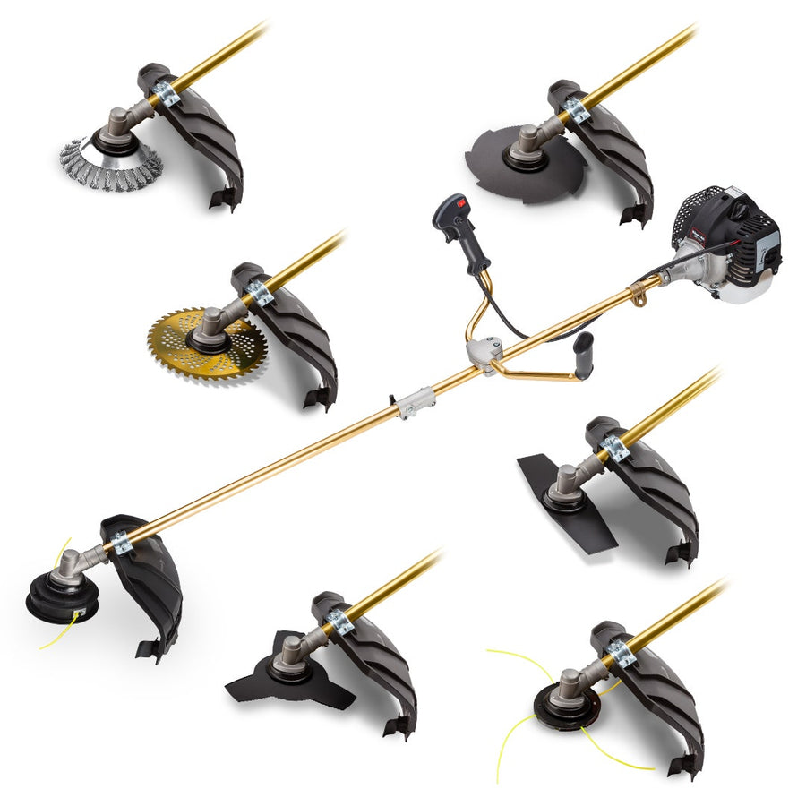 Baumr-AG 65CC Brushcutter Whipper Snipper Trimmer Brush Cutter Multi Pole Tool