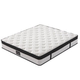KINGSTON SLUMBER RelaxMax 31cm King Mattress, Euro Top, 5-Zone, Pocket Spring, Knitted Fabric - Front View