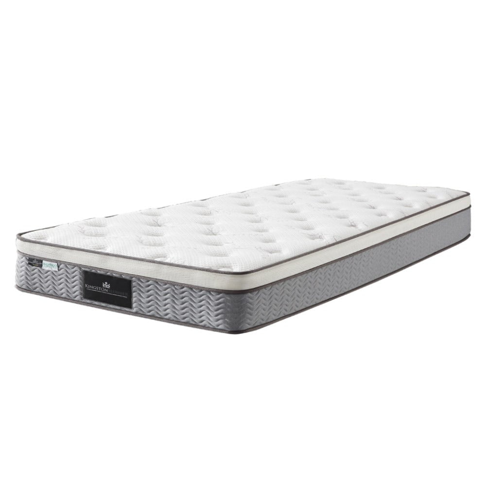King Single Size Foldable Mattress Kapok Filled Camping Matt BlueEle