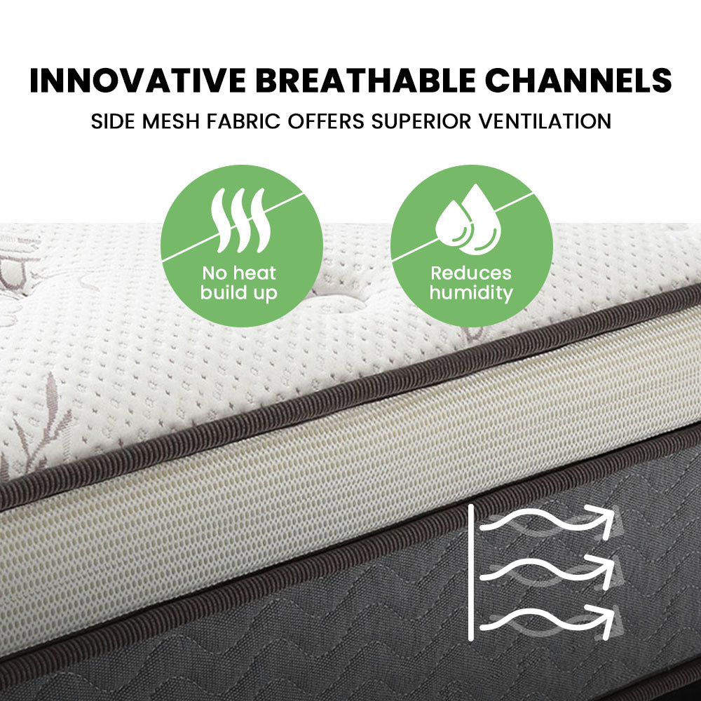 King Single Size Foldable Mattress Kapok Filled Camping Matt BlueEle