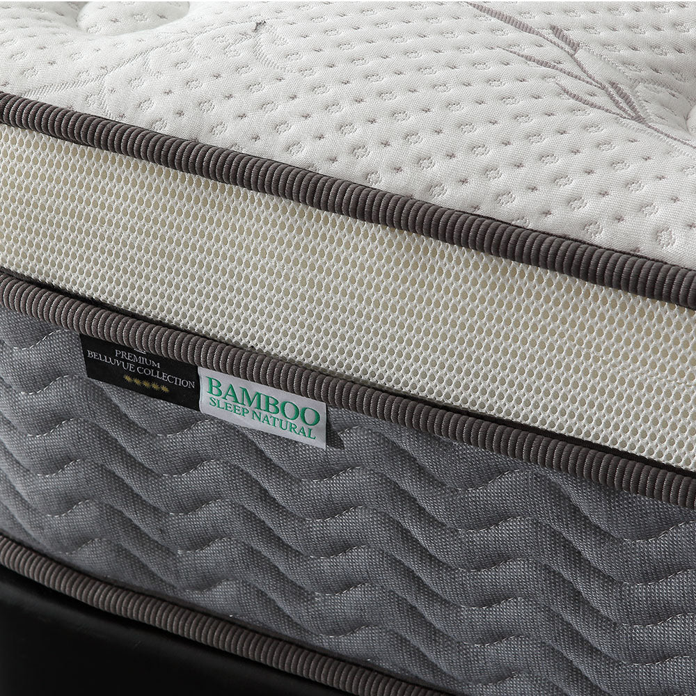King Single Size Foldable Mattress Kapok Filled Camping Matt BlueEle