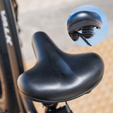 VALK Electric Fat Tyre Tricycle, 500W, Throttle, Hydraulic Disc Brakes, Alloy Frame, Suspension, Black - Close-Up Angle