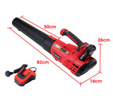 Baumr-AG 20V Lithium Cordless Leaf Blower Electric Hand-held Garden Tool - Rear View