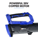 PowerBlade 20V Cordless Electric Leaf Blower, Skin Only - Side View