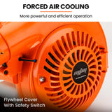 MTM Petrol Leaf Blower 26CC 2-Stroke Petrol Hand Garden Yard Outdoor Two - Side View