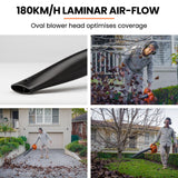MTM Petrol Leaf Blower 26CC 2-Stroke Petrol Hand Garden Yard Outdoor Two - 45-Degree Angle