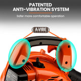 MTM Petrol Leaf Blower 26CC 2-Stroke Petrol Hand Garden Yard Outdoor Two - Extra Image