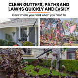MTM 30CC Backpack Petrol Leaf Blower Yard Garden Commercial Outdoor - Rear View
