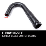 MTM Gutter Cleaning Kit for MTM Blower 30CC - Extension Adaptor Leaf - Front View