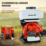 Baumr-AG Backpack 2-Stroke Petrol Powered Chemical Sprayer Fogger Mister Blower - Front View