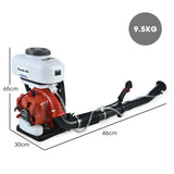 Baumr-AG Backpack 2-Stroke Petrol Powered Chemical Sprayer Fogger Mister Blower - Rear View