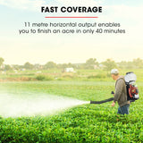 Baumr-AG Backpack 2-Stroke Petrol Powered Chemical Sprayer Fogger Mister Blower - Close-Up Angle