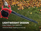 BAUMR-AG Cordless Leaf Blower Vacuum Petrol Hand Garden Lawn Held Vac 2-Stroke - Close-Up Angle
