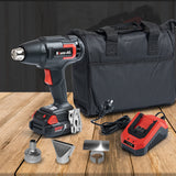 BAUMR-AG HG3 20V SYNC Cordless Power Heat Gun, with Battery and Fast Charger Kit - Close-Up Angle
