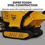 BAUMR-AG 10HP Wheelbarrow Dumper Motorised Ride On Wheel Borrow, 306CC Petrol Engine 500kg Capacity - Top-Down View