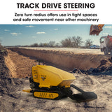 BAUMR-AG 10HP Wheelbarrow Dumper Motorised Ride On Wheel Borrow, 306CC Petrol Engine 500kg Capacity - Extra Image