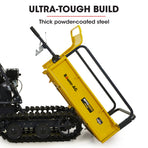 Baumr-AG Motorised Tracked Wheelbarrow Dumper, Briggs & Stratton CR950 Petrol Engine, 300kg Capacity