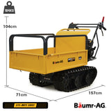 Baumr-AG Motorised Tracked Wheelbarrow Dumper, Briggs & Stratton CR950 Petrol Engine, 300kg Capacity - Rear View