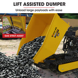 Baumr-AG Motorised Tracked Wheelbarrow Dumper, Briggs & Stratton CR950 Petrol Engine, 500kg Capacity - Extra Image