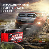 X-CELL AGM Deep Cycle Battery 12V 155Ah Portable Sealed SLA Camping Solar Marine - Close-Up Angle