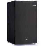 GECKO 125L Portable Upright Fridge, 12V/24V for Motorhome, Caravan, Black