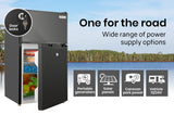 GECKO 95L Portable Upright Fridge, 12V/24V for Motorhome, Caravan, Black - Extra Image
