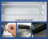 GECKO 95L Portable Upright Fridge, 12V/24V for Motorhome, Caravan, Black - Extra Image