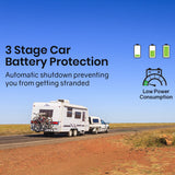 GECKO 125L Portable Upright Fridge, 12V/24V for Motorhome, Caravan, Black - Extra Image